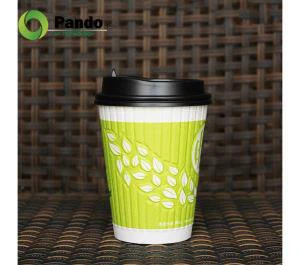Ripple Wand Kaffee Pappbecher