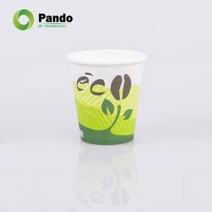 Mit PLA ausgekleidete, biologisch abbaubare Becher