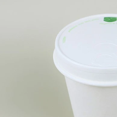 Compostable PLA Paper Lids