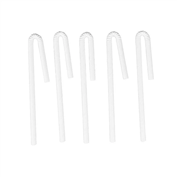 Einweg-Papierstrohhalme in U-Form